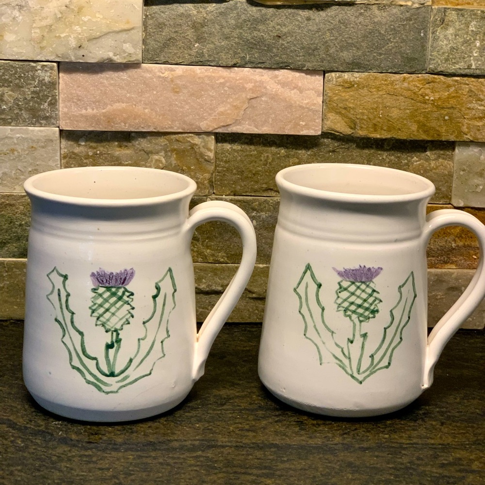 RICKIE WOODS POTTERY | Set of 2 Mugs